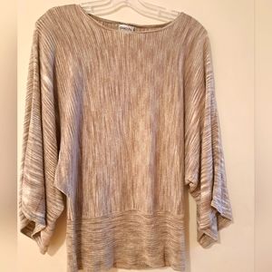 Chico's dolman wide sleeve lightweight pull on top